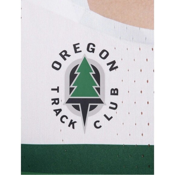 Nike Dri-Fit ADV Oregon Track Club Singlet White Green DR5812-100 Men's XL NEW - Picture 10 of 10